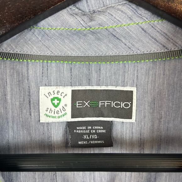 Exofficio Men's Insect Shield Repellent Button Down Long Sleeve Shirt Size XL - Picture 3 of 5